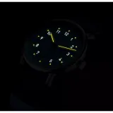 STERNGLAS Automatikuhr LUMATIK beige Brindle dunkelbraun S02-LM26-BR03