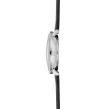 STERNGLAS Damenuhr NAOS XS Edition Perlmutt mit Lederband schwarz S01-NDP01-KL05