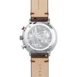 STERNGLAS Hamburg Chronograph Mecha Quarz Werk Lederband braun S01-HC10-VI11
