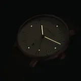 STERNGLAS Naos XL Automatikuhr alabaster bronze Vintage Lederband mocca S02-NX42-VI17