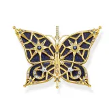 Thomas Sabo Anhänger Schmetterling Stern & Mond Silber vergoldet PE925-963-7