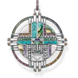 Thomas Sabo Anhänger Sonnensymbol mit Farbsteinen Silber 925 PE-829-987-7