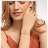 Thomas Sabo Armband Schmetterling 925 Silber vergoldet A1937-488-7-L19V