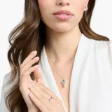 Thomas Sabo Halskette Kreuz bunte Steine Silber 925 KE2166-477-7-L45V