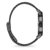 Thomas Sabo Herrenuhr Elements of Nature 42 mm mit schwarzem Milanaiseband WA0389-202-203