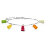 Thomas Sabo x Haribo Armband Gummibärchen bunt Silber 925 A2152-017-7-L19V
