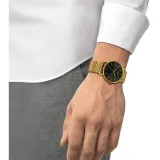 Tissot Armbanduhr Everytime goldfarben grün Milanaiseband Edelstahl T143.410.33.091.00