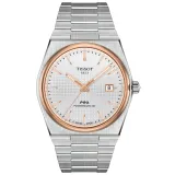 Tissot Automatikuhr PRX Powermatic 80 rosegolfarben silber 40 mm T137.407.21.031.00