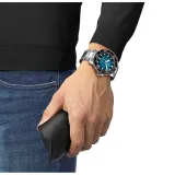 Tissot Automatikuhr Seastar 2000 Power 80 silberfarben schwarz blau T120.607.11.041.01