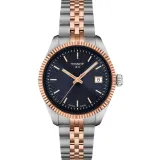 Tissot Ballade Damenuhr Quarz silberfarben rosegoldfarben blau 34 mm T156.210.22.041.00