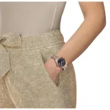 Tissot Ballade Damenuhr Quarz silberfarben rosegoldfarben blau 34 mm T156.210.22.041.00