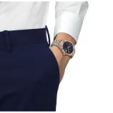 Tissot Ballade Herrenuhr Quarz silberfarben rosegoldfarben blau 40 mm T156.410.22.041.00