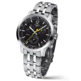 Tissot Chronograph PRC 200 schwarz silberfarben Edelstahlband T114.417.11.057.00