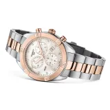 Tissot Damenuhr Chronograph PR100 Perlmutt bicolor T101.917.22.116.00