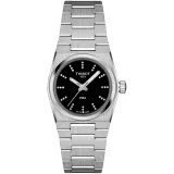 Tissot Damenuhr PRX Gehäuse 25 mm Zifferblatt schwarz mit Diamanten T137.010.11.056.00