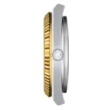 Tissot Damenuhr PRX Powermatic 80 silberfarben18K Gold Lünette T931.207.41.031.01