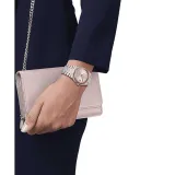 Tissot Damenuhr PRX Powermatic 80 silberfarben18K Rosegold Lünette T931.207.41.336.00