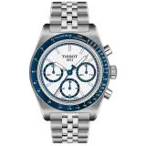 Tissot Herrenuhr PR516 Automatik Chronograph silberfarben blau T149.462.11.011.00