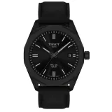 Tissot Herrenuhr PRC 100 Solar Quarz schwarz Lederband 39 mm T151.422.36.051.00