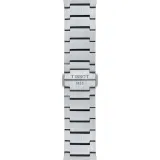 Tissot Herrenuhr PRX 40 205 silberfarben schwarz Edelstahlband T137.410.11.051.00