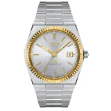 Tissot Herrenuhr PRX Powermatic 80 silberfarben18K Gold Lünette T931.407.41.031.01