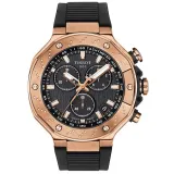 Tissot Herrenuhr T-Race Chronograph Quarz rosegoldfarben schwarz T141.417.37.051.00