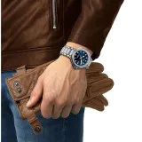 Tissot Herrenuhr T-Race Powermatic 80 silberfarben blau 41 mm T141.807.11.041.00