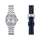 Tissot Le Locle Automatic Damenuhr Lady blau silberfarben mit Wechselband T006.207.11.036.01