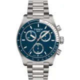 Tissot T-Sport PR516 Chronograph silberfarben blau mit Edelstahlband T149.417.11.041.00