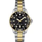 Tissot T-Sport Seastar 1000 bicolor silber goldfarben Midsize 36 mm T120.210.22.051.00