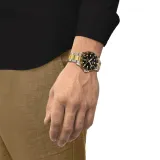 Tissot T-Sport Seastar GMT 1000 Edelstahl bicolor schwarz T120.852.22.051.00