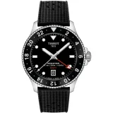 Tissot T-Sport Seastar GMT 1000 Edelstahl Kautschukband schwarz T120.852.17.051.00