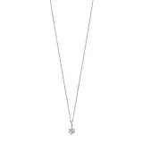 White Sense Anhänger 585 Palladium Weissgold mit Labgrown Diamant 4 mm 4.52.4.2009