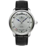 Zeppelin Herrenuhr Automatik Friedrichshafen mit Lederband schwarz 8562-4
