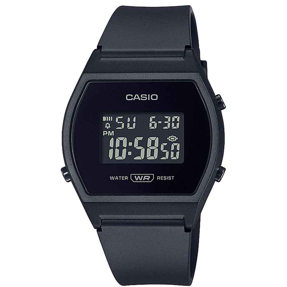 Casio Armbanduhr Digitaluhr aus Kunststoff schwarz LW-204-1BEF
