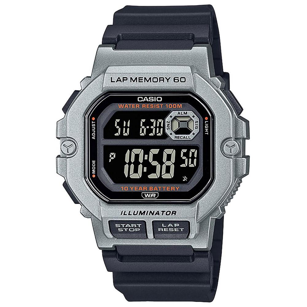 Casio Collection Armbanduhr digital schwarz aus Kunststoff WS-1400H-1BVEF