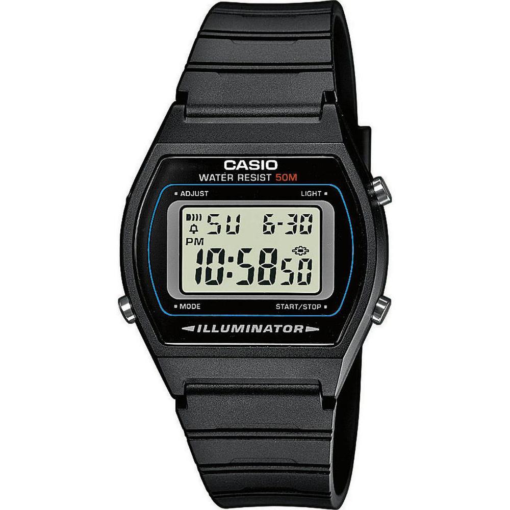 Digitaluhr Armbanduhr Herrenuhr schwarz aus Kunststoff