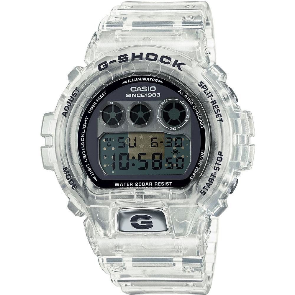 Casio G-Shock 40th Anniversary Clear Remix Armbanduhr digital transparent DW-6940RX-7ER