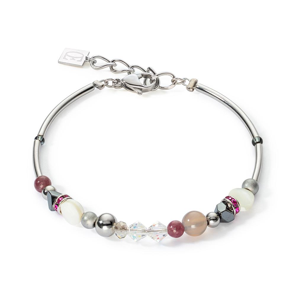 Coeur de Lion Armband Precious mit Kristalle weiß-rosa 4544/30-0400