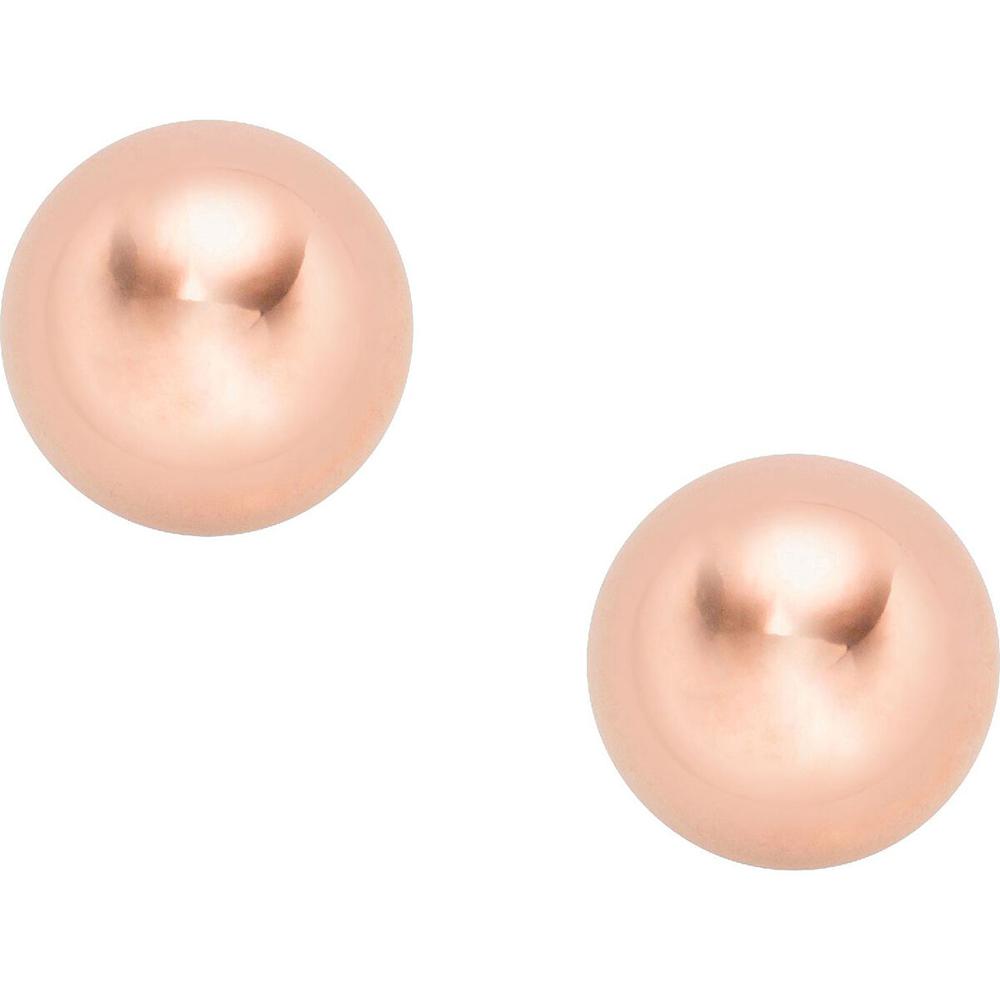 Fossil Damen-Ohrring rund rosegoldfarben