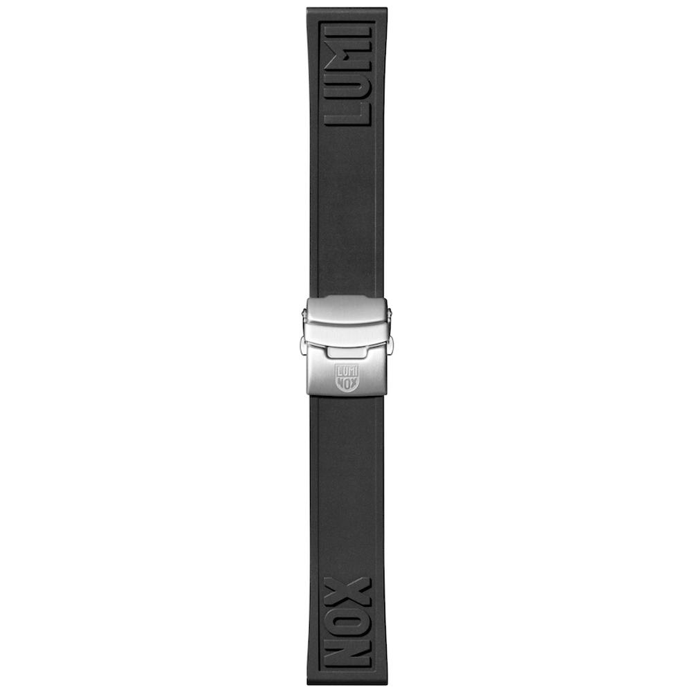 Luminox Uhrband Kautschuk schwarz mit Faltschließe 24 mm FPX.2406.20Q.K