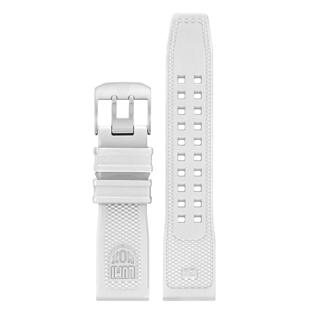 Luminox Uhrband Kautschuk weiss für Serie Navy Seal 3500 FPX.2401.10Q.K