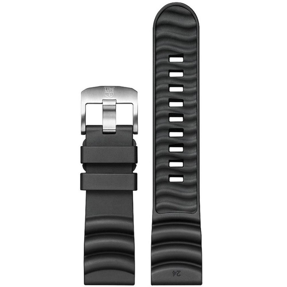 Luminox Uhrband schwarz Kautschuk für Serie 3720 24 mm FPX.2405.20Q.K