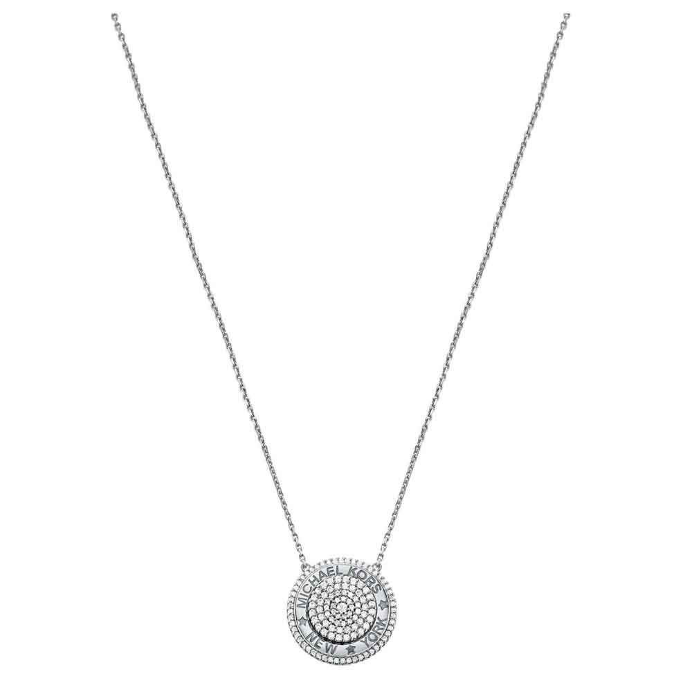 Michael Kors Damen Halskette Silber 925 mit Zirkonias MKC1389AN040