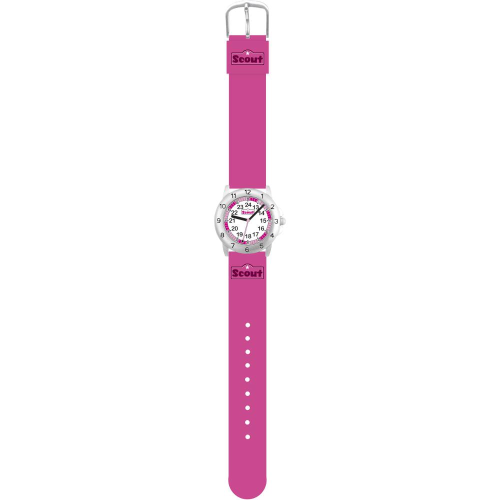 Scout Kinderuhr Action Girls Textilband pink 280378011