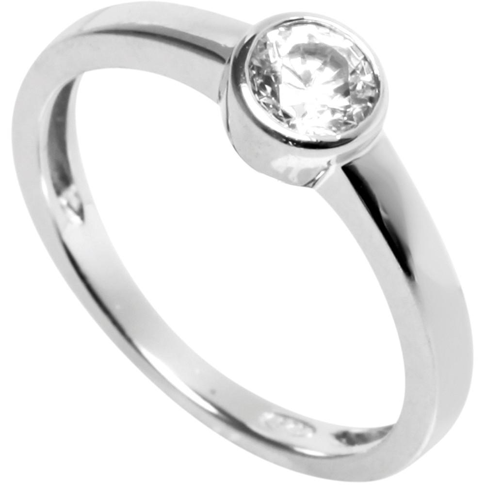 Silver Trends Ring *Classic Solitaire* Zirkonia Gr. 56 Silber 925 ST809-56