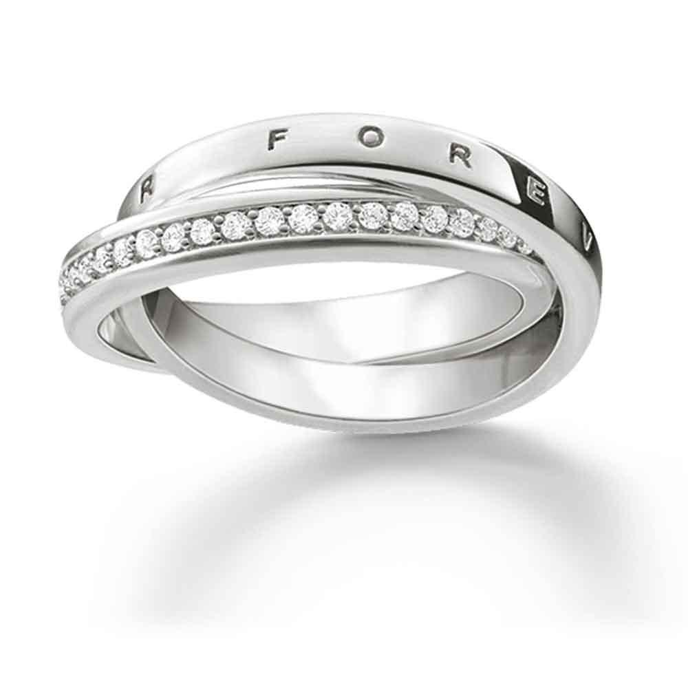 Thomas Sabo Ring Together Forever Gr. 58 Silber 925 TR2099-051-14