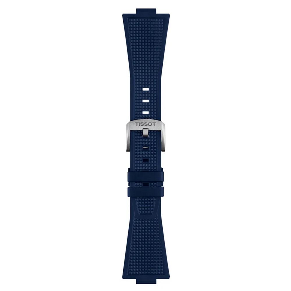 Tissot PRX Uhrenarmband Kautschuk blau für PRX Modelle mit 40 mm T852.049.050