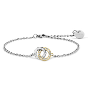 BERING Armkette Edelstahl bicolor mit Zirkonias 15th Anniversary 660-127-180