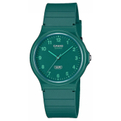 Casio Collection Armbanduhr mit Resinband dunkelgr&uuml;n MQ-24B-3BEF